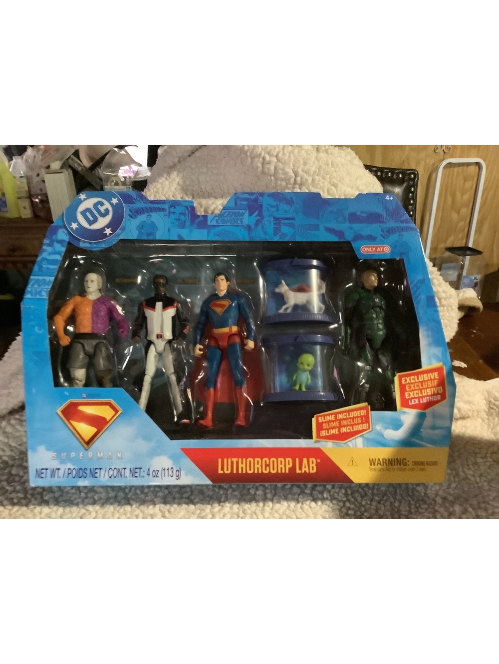 DC Superman Luthorcorp Lab Action Figure Set